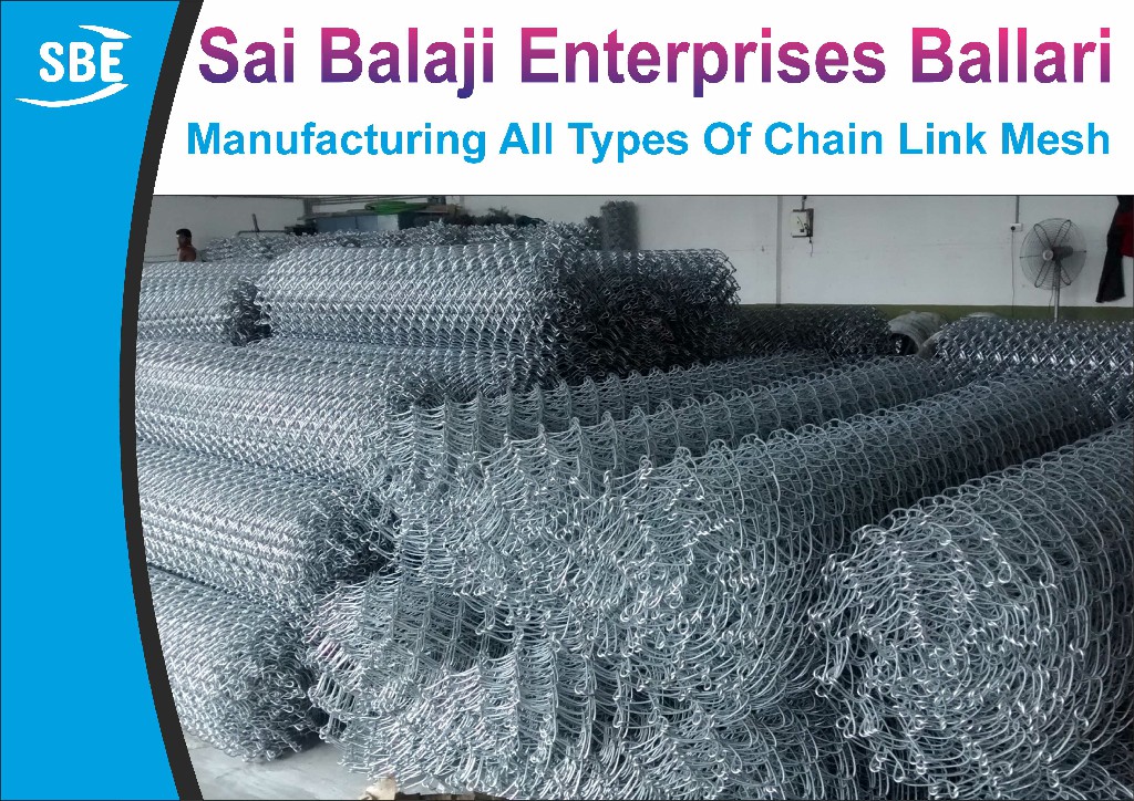Sai Balaji Enterprises Ballari Manufacturing All Types Of Chain Link Mesh  We Are GI Wire Supply